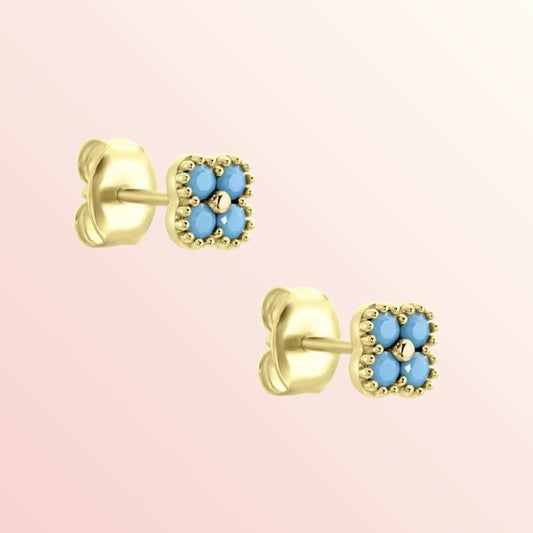 Serenade in Blue Stud Earrings 3