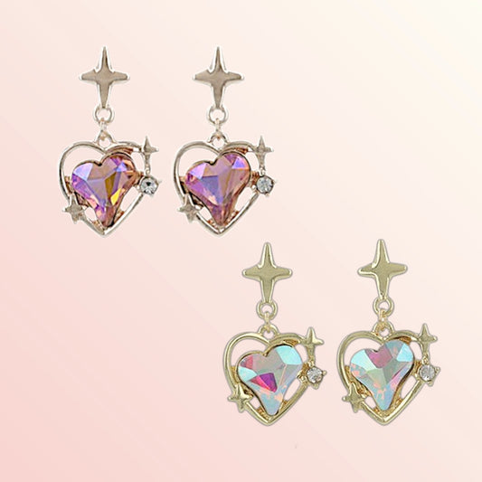 Shimmer Love Earrings 1