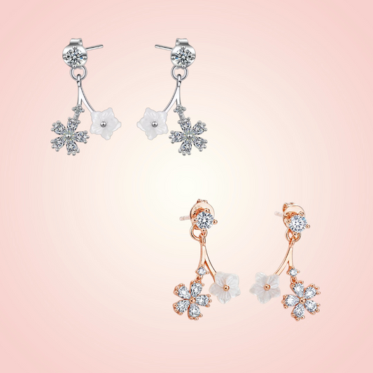 Snow Blossom Earrings 1