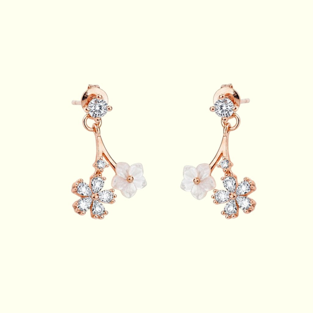 Snow Blossom Earrings 2