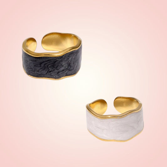 Solstice Enamel Ring 2