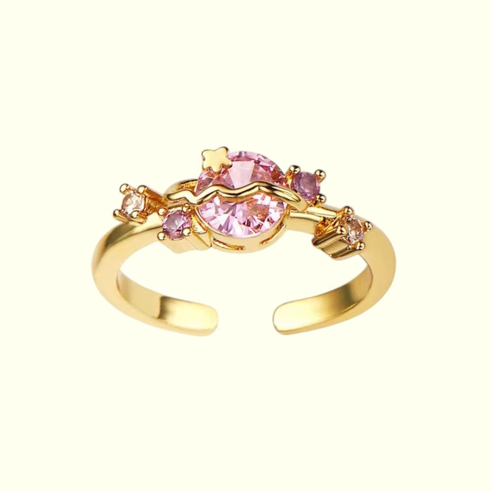 Stellar Bloom Ring - 18k gold plated – Bows and Knots Co.