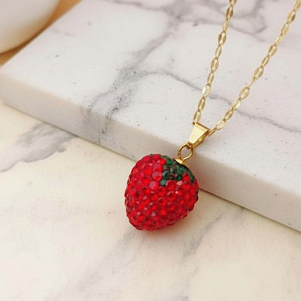 Strawberry Charm Necklace 2