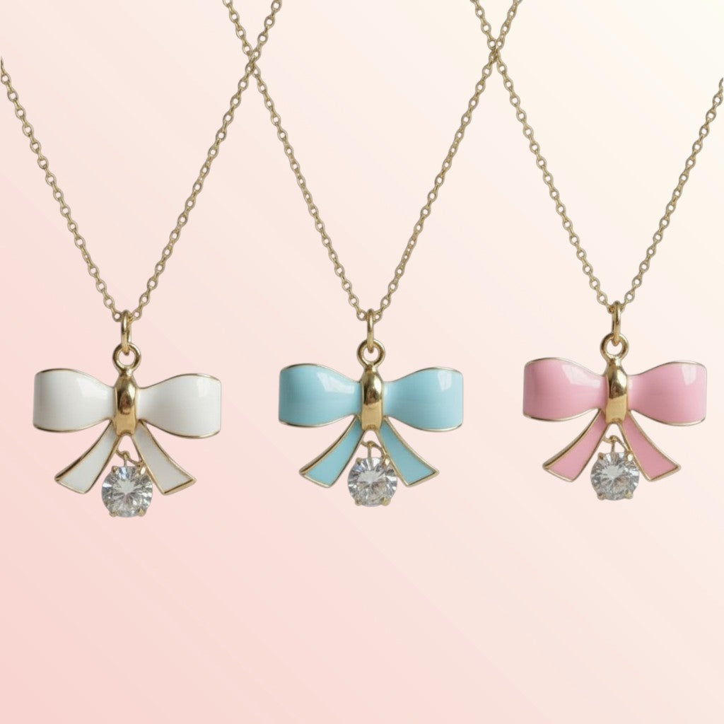 Twinkle Bow Necklace 1