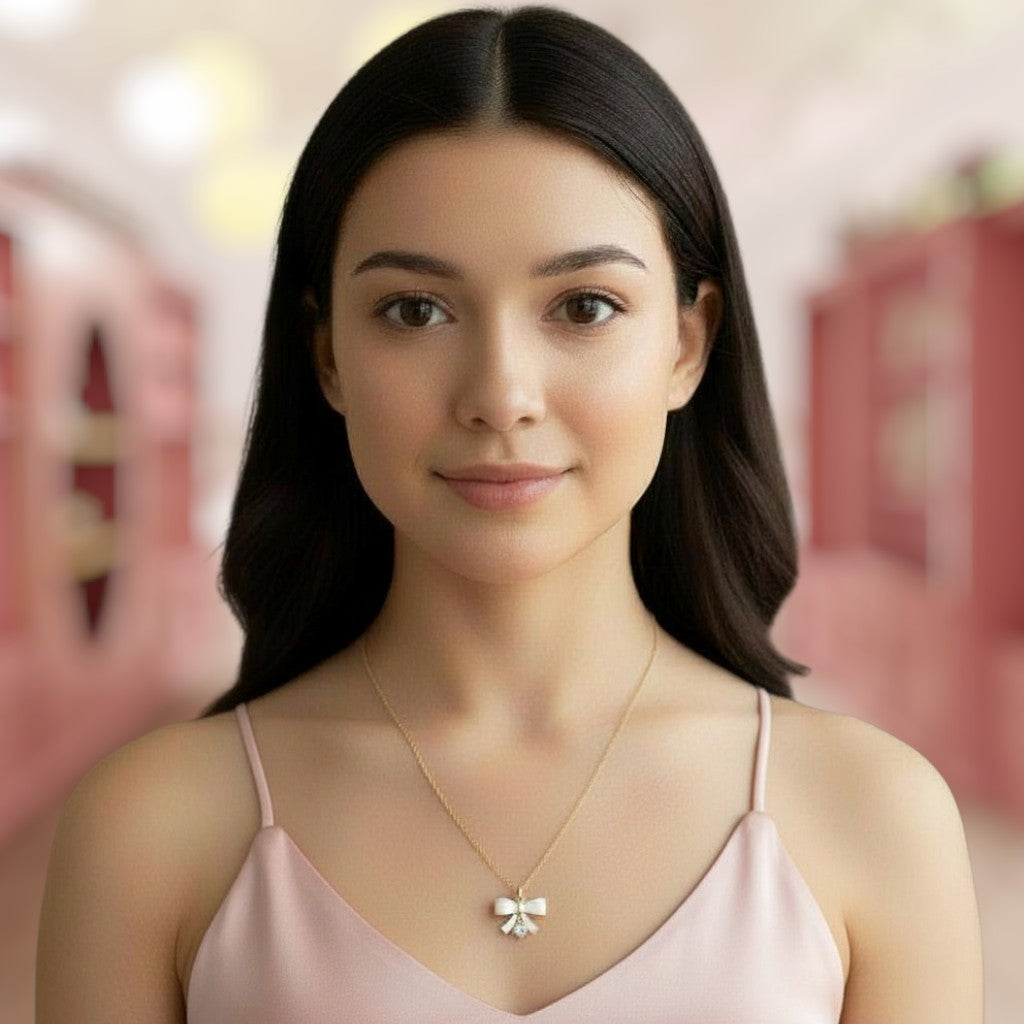 Twinkle Bow Necklace 8