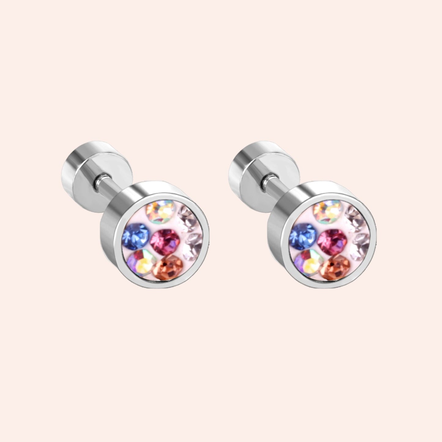 Twinkle Prism Stud Earrings 2