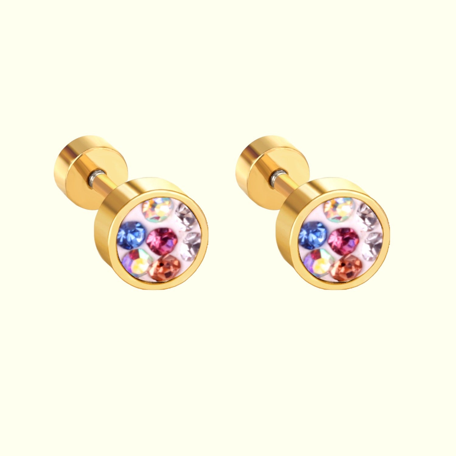 Twinkle Prism Stud Earrings 4