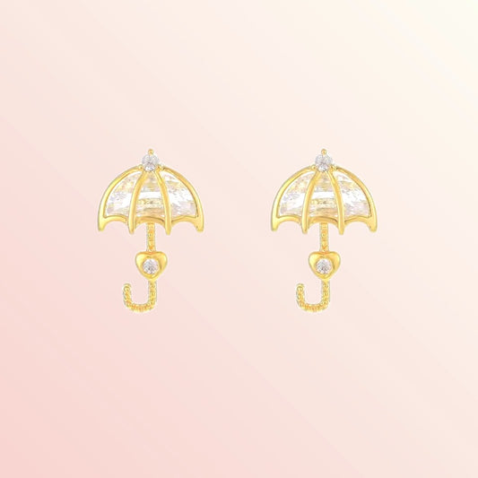 Umbrella Kisses Stud Earrings 2