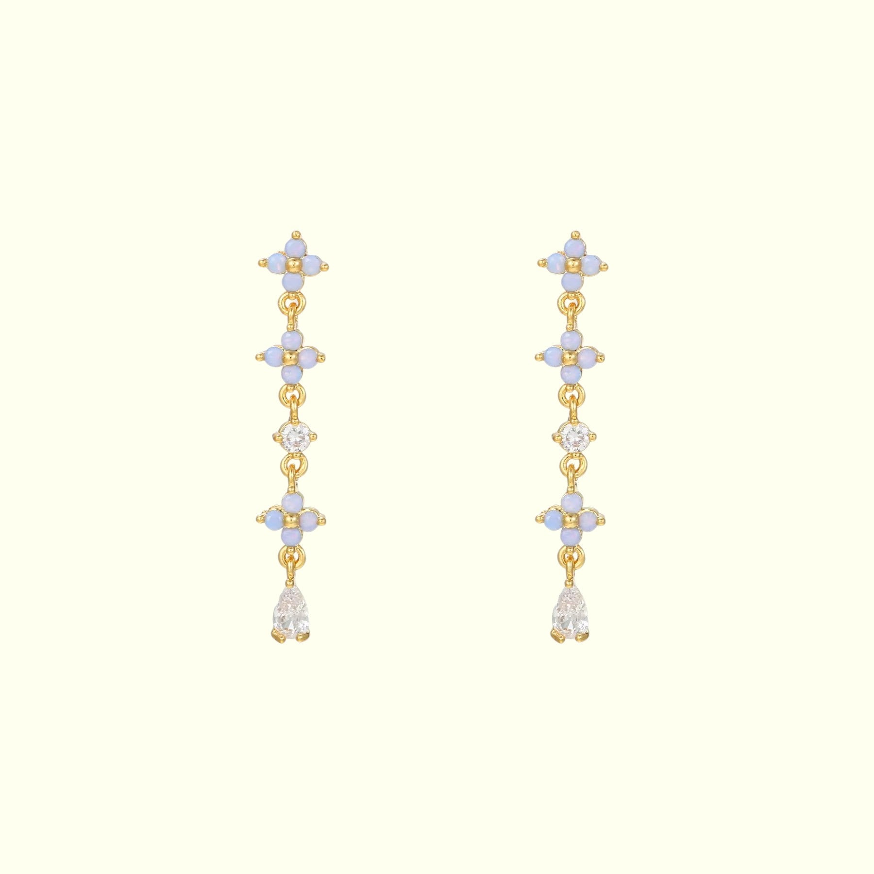 Victorian Azure Earrings 1