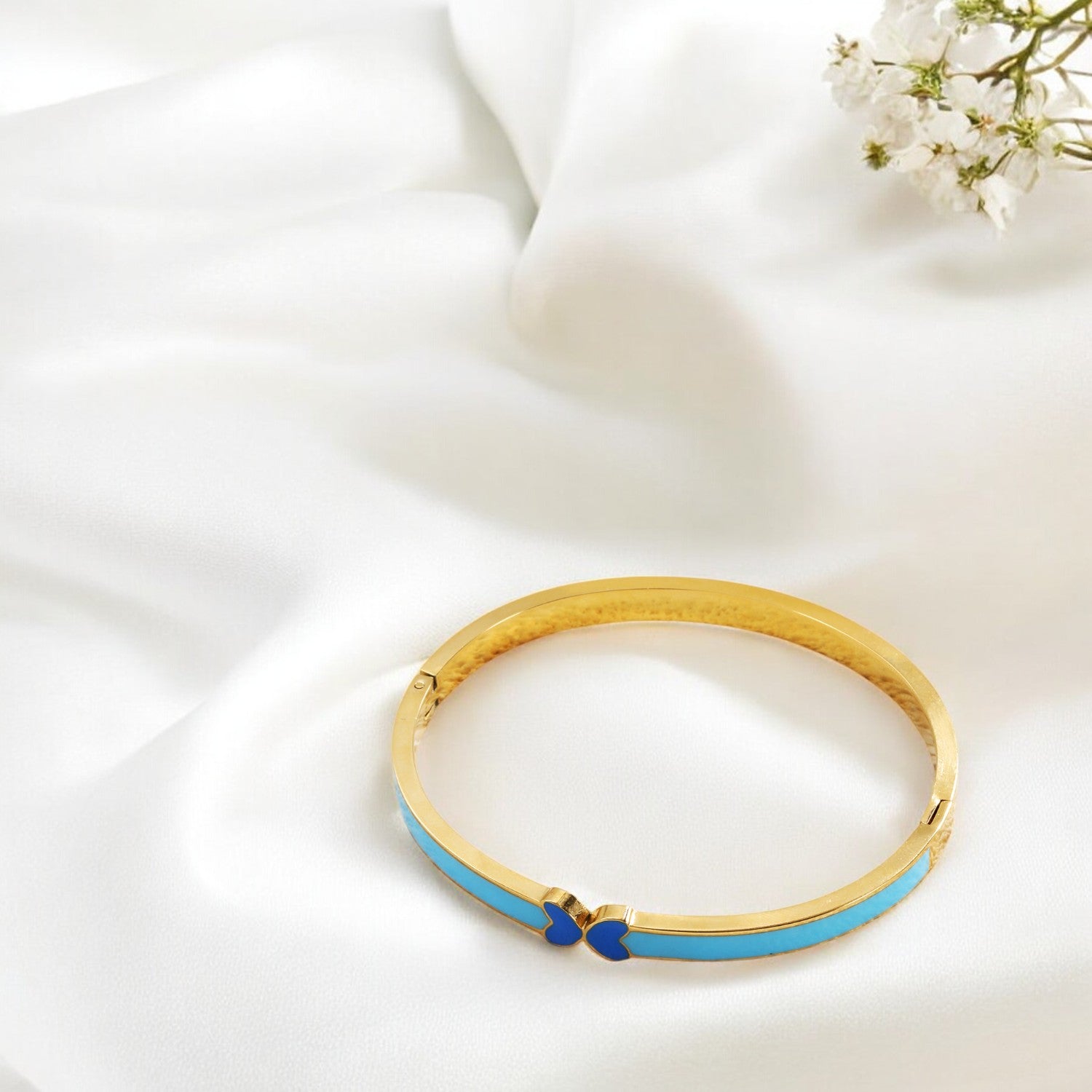 Whispering Wings Bangle Sky Blue  2